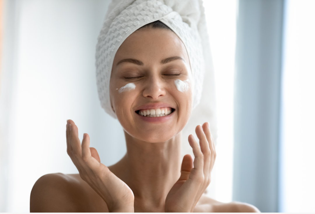 Produtos de autocuidado skincare